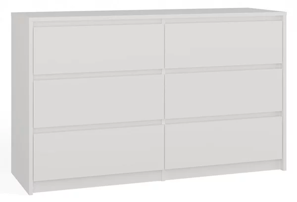 K120 2X3 komód, fehér