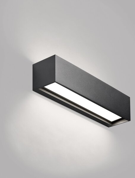 Fali Lámpa LIGHT-POINT, Linea W2, dimmable, Fekete, Nappali, Alumínium, Dizájn