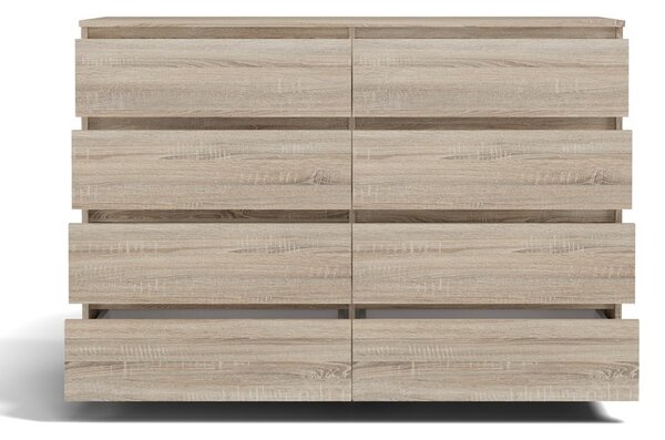 Aldabra M8 140 komód, 138x97x40 cm, sonoma