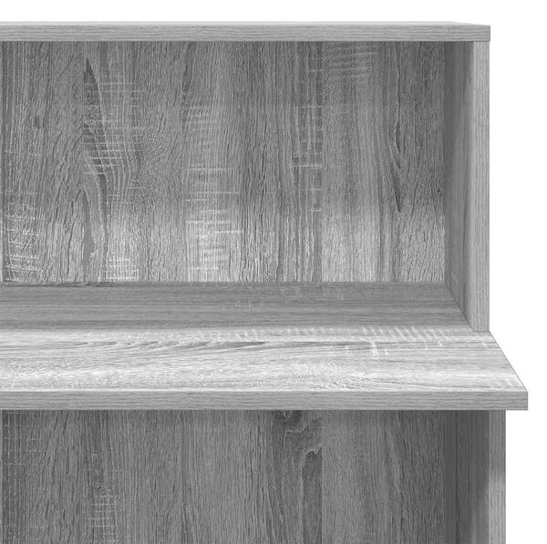 Recepciós pult szürke sonoma 100x50x103,5 cm szerelt fa