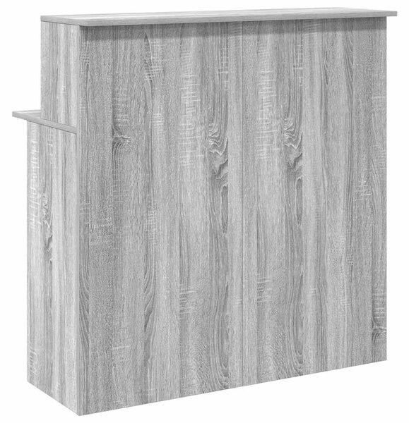Recepciós pult szürke sonoma 100x50x103,5 cm szerelt fa