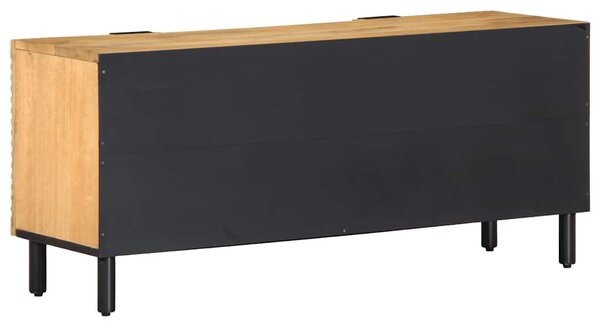 Barna tömör mangófa TV-szekrény 105 x 33 x 46 cm