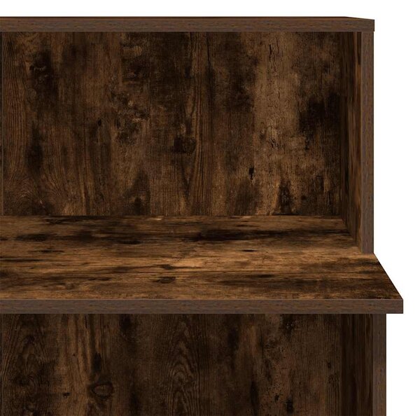 Recepciós pult füstös tölgy 100x50x103,5 cm szerelt fa