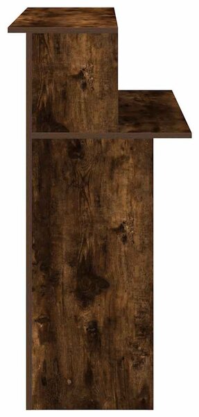 Recepciós pult füstös tölgy 100x50x103,5 cm szerelt fa