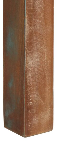 Tömör újrahasznosított fa étkezőasztal 110 x 55 x 76 cm