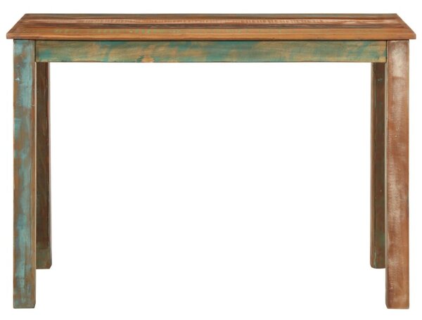 Tömör újrahasznosított fa étkezőasztal 110 x 55 x 76 cm