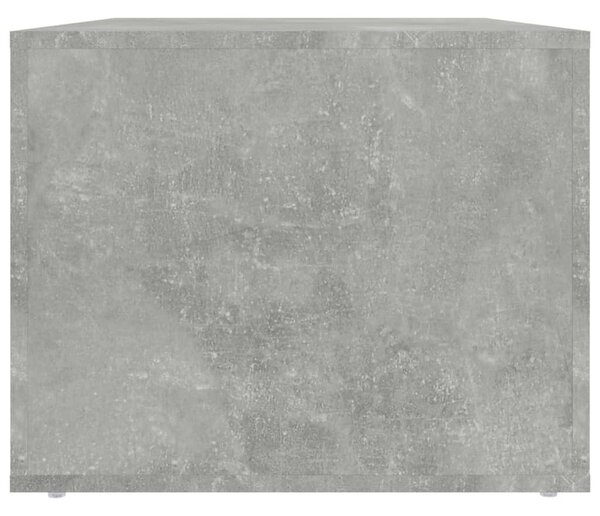 Betonszürke szerelt fa dohányzóasztal 80x50x40 cm