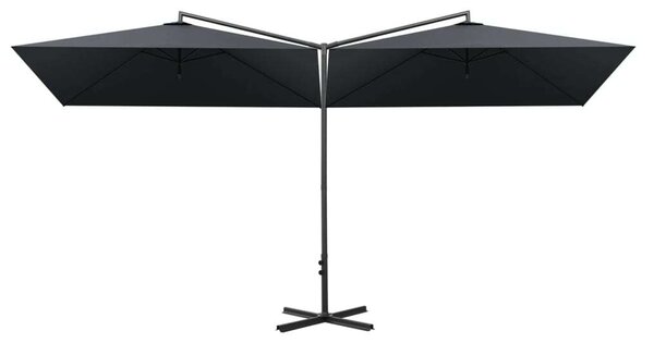 Dupla Napernyő - 600x300 cm - Antracitszürke