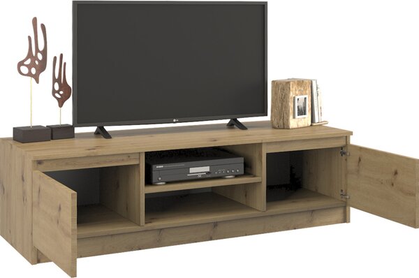 Aldabra RTV120 TV állvány, 120x36x40 cm, tölgy