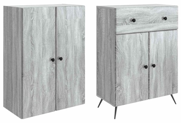 2 pcs Szürke Sonoma