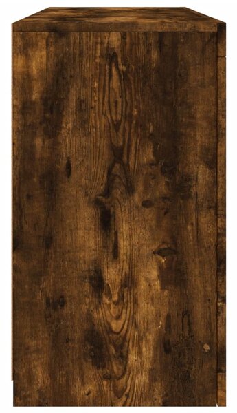 Füstös tölgy színű tálalószekrény LED-ekkel 142,5 x 37 x 67 cm