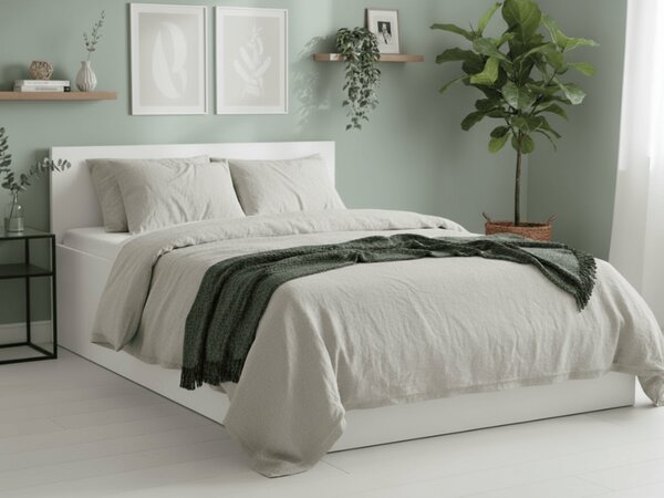 SOFIA ágy 160 x 200 cm, fehér Ágyrács: Lamellás ágyrács, Matrac: Deluxe 10 cm matrac