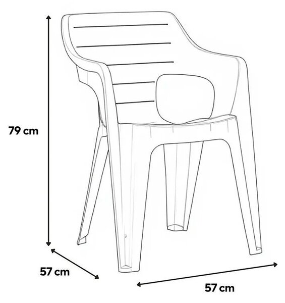 Demi 6+1 kerti bútor garnitúra szett