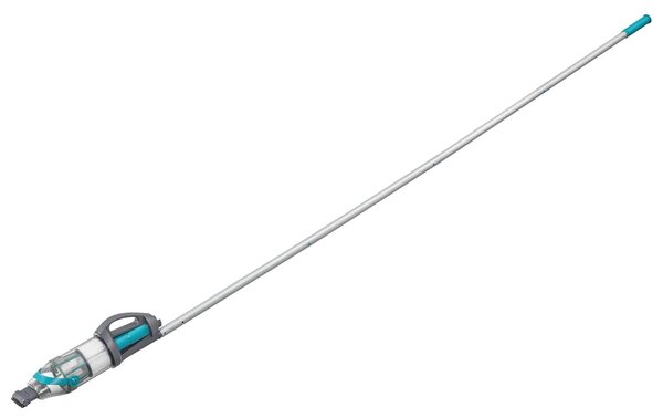 Medenceporszívó LED szalagokkal Szürke 610 cm ABS és acél