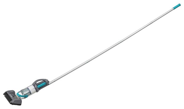 Medenceporszívó LED szalagokkal Szürke 610 cm ABS és acél