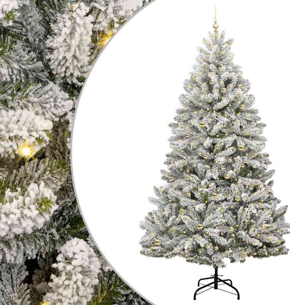 Mű karácsonyfa 300 cm 300 LED Meleg fehér PVC és Acél