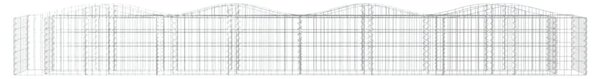 Íves horganyzott vas gabion magaságyás 400x50x50 cm