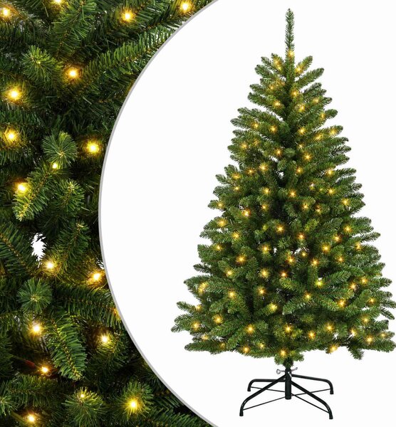 Műanyag Hajtogatós Karácsonyfa 120 cm 150 LED Meleg fehér