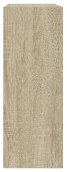 Sonoma tölgy színű szerelt fa cipőszekrény 60 x 21 x 57 cm