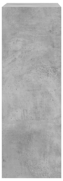Betonszürke szerelt fa cipőszekrény 60 x 34 x 96,5 cm