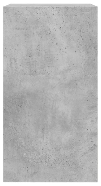 Betonszürke szerelt fa cipőszekrény 60 x 34 x 63,5 cm