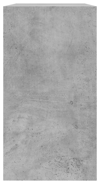 Betonszürke szerelt fa cipőszekrény 80 x 34 x 63 cm