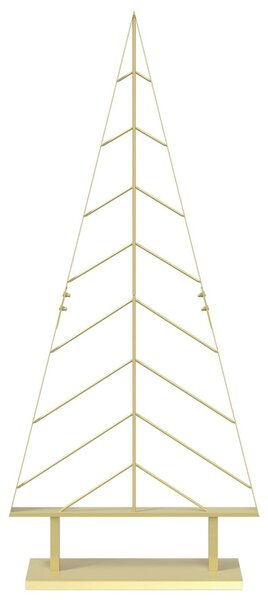 Fém karácsonyfa KUOPIO 125 cm Acél Arany