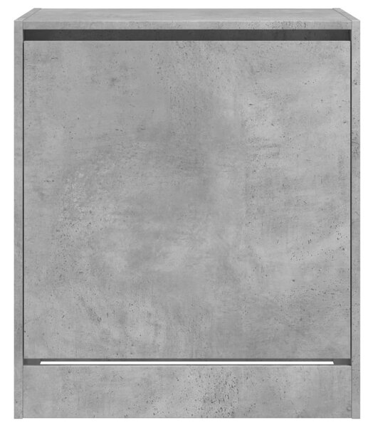 Betonszürke szerelt fa cipőszekrény 60 x 42 x 69 cm
