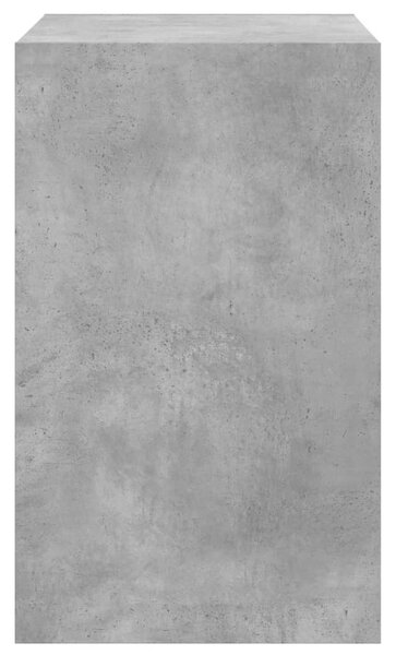 Betonszürke szerelt fa cipőszekrény 60 x 42 x 69 cm