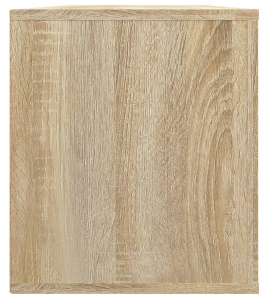 Sonoma tölgyszínű szerelt fa TV-szekrény 100 x 35 x 40 cm