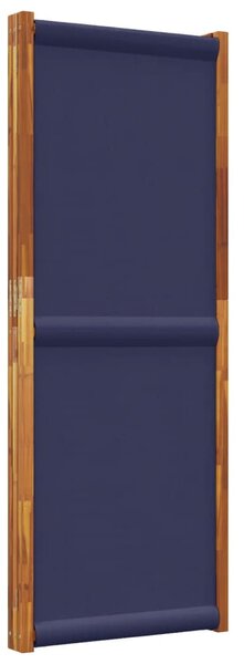 Sötétkék 3 paneles térelválasztó 210 x 180 cm