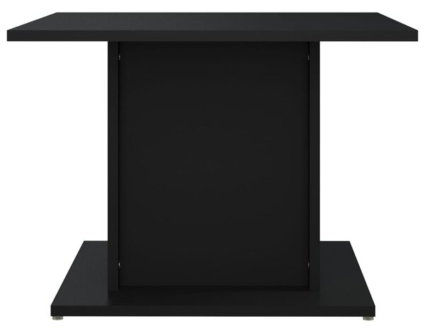 Fekete szerelt fa dohányzóasztal 55,5x55,5x40 cm