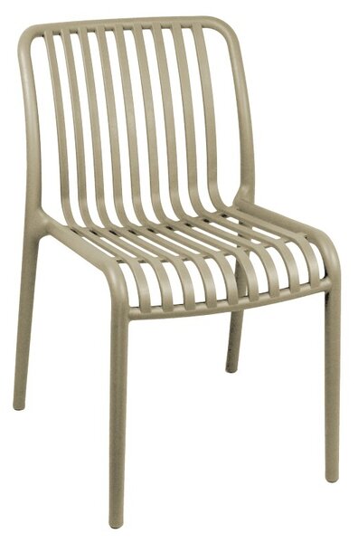 Set 3 buc. mobilier dining Zoi Groovy, Cappuccino, 80x80x74 cm