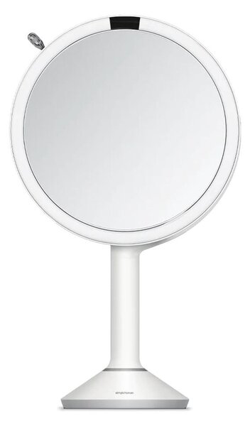 Kozmetikai tükör világítással-nagyítós (ötszörös) ø 20 cm Sensor Trio – simplehuman