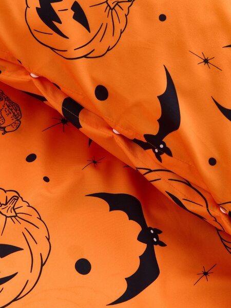 Sinsay - Halloween mintás ágynemű szett - narancs