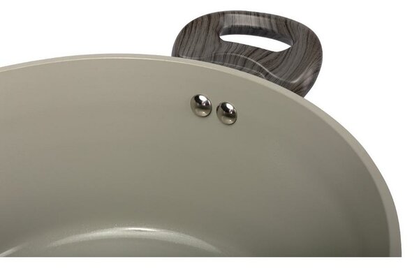 Lamart LT1268 Casserole fedővel, csíkos, átmérő 24cm