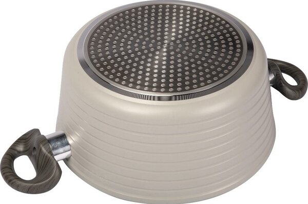 Lamart LT1268 Casserole fedővel, csíkos, átmérő 24cm