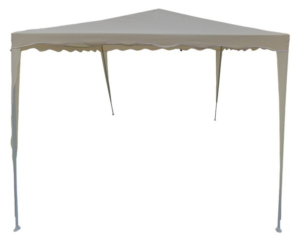 Kerti pavilon, Gazebo, bézs, 300x300x250 cm