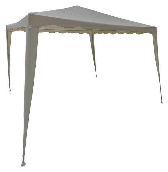 Kerti pavilon, Gazebo, bézs, 300x300x250 cm