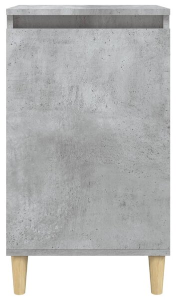 2 db betonszürke szerelt fa éjjeliszekrény 40x35x70 cm