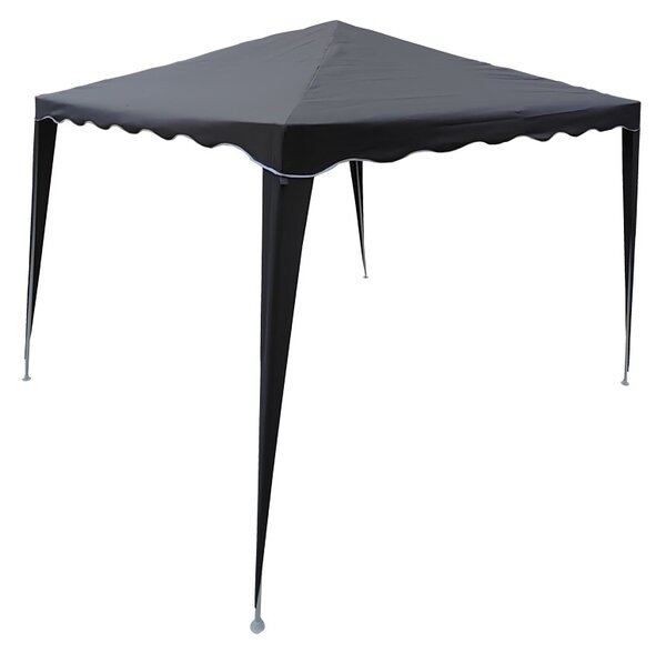 Kerti pavilon, Gazebo, sötétszürke, 300x300x250 cm