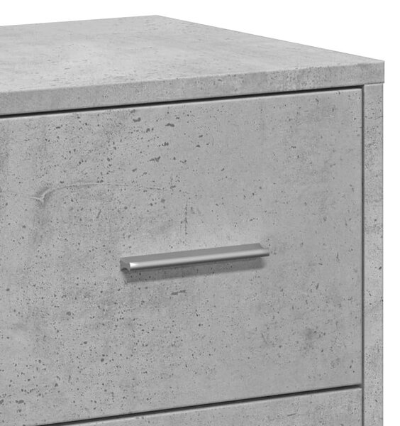 2 db betonszürke szerelt fa tálalószekrény 60 x 31 x 84 cm