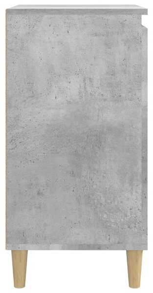 2 db betonszürke szerelt fa éjjeliszekrény 40x35x70 cm