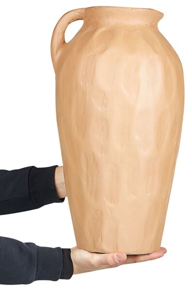 Dekor váza TAIPING Kerámia 46 cm Homokbézs