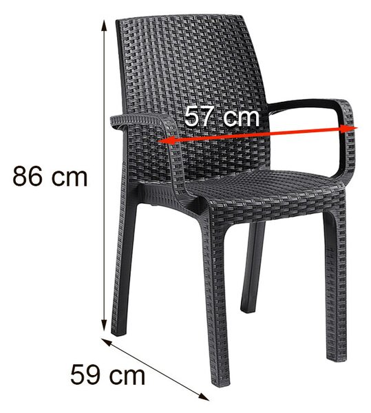 Corri 4+1 kerti bútor garnitúra szett