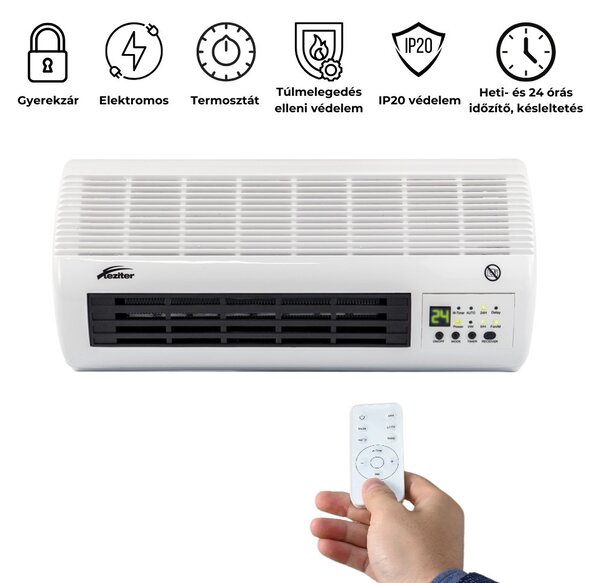 Thira elektromos fali fűtőtest 1000W/2000W