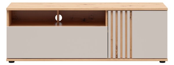 TV asztal/szekrény Brevas (kasmír + artisan tölgy)