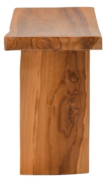 Oldalsó asztalka, Borbe, natúr, 28x45x45 cm