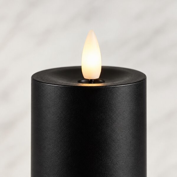 SHP Flame LED Gyertyaszett Fekete Távirányítóval