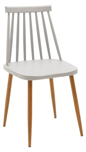 Set masa si scaune dining, 5 buc, Aurora Natali, Alb, 120x80x76 cm